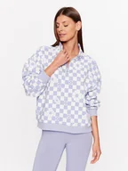 Bluzy damskie - Vans Bluza Fairlands Mock Neck Fleece VN000A5Y Fioletowy Regular Fit - miniaturka - grafika 1