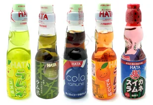 Zeataw japońskich lemoniad RAMUNE + pałeczki - Napoje gazowane - miniaturka - grafika 1