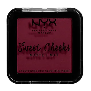 NYX Professional Makeup Professional Makeup - Sweet Cheeks - Matte Mat Creamy Powder Blush - Matowy róż do policzków - 03 RED RIOT NYXCBRPO-DOPO-03 - Róże do policzków - miniaturka - grafika 2