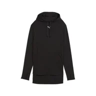 Bluzy sportowe damskie - Damska bluza z kapturem MODEST PUMA Black - miniaturka - grafika 1