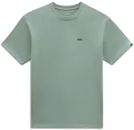 Koszulki męskie - t-shirt VANS LEFT CHEST LOGO TEE Iceberg Green - miniaturka - grafika 1