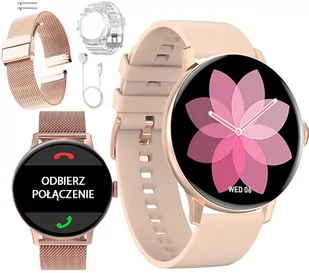 SG-Gadgets Dt2 Pro Złoty - Smartwatch - miniaturka - grafika 1