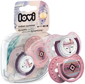 Smoczki uspokajające - LOVI SMOCZEK DYNAMICZNY ORTODONTYCZNY 2szt. 6-18 m - miniaturka - grafika 1