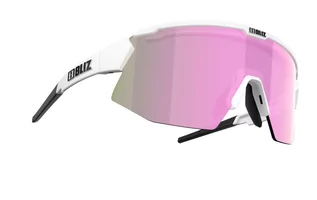 Okulary sportowe - Okulary rowerowe Bliz Breeze SmallFace White - grafika 1