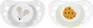 Smoczki uspokajające - Chicco 171590 SMOCZEK PF AIR SILIKONOWY 6-36M 2SZT LUMI GREEN - miniaturka - grafika 1