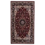 Dywany - Dywan drukowany FUSA fake mink 50 x 80 cm bordowy - miniaturka - grafika 1