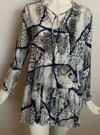 Bluzki damskie - BLUZKA DAMSKA TRAPEZOWA PLUS SIZE PREZENT dla NIEJ EXTRA PREMIUM OKAZJA - miniaturka - grafika 1