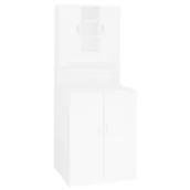 Szafki łazienkowe - Lumarko Szafka na pralkę, biała - miniaturka - grafika 1