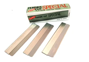 Ostrza Do Noża Chińskiego 10 Szt. Claud Feather - Brzytwy fryzjerskie - miniaturka - grafika 1
