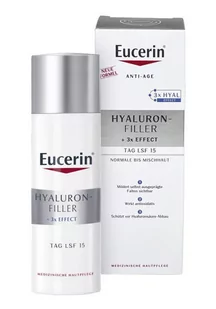 Eucerin Hyaluron-Filler Krem na dzień do skóry normalnej i mieszanej SPF 15, 50 ml - Kremy do twarzy - miniaturka - grafika 1