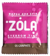Akcesoria i kosmetyki do stylizacji brwi - Project Lashes, Farbka Do Brwi Zola 05 Graphite + Oksydant - miniaturka - grafika 1