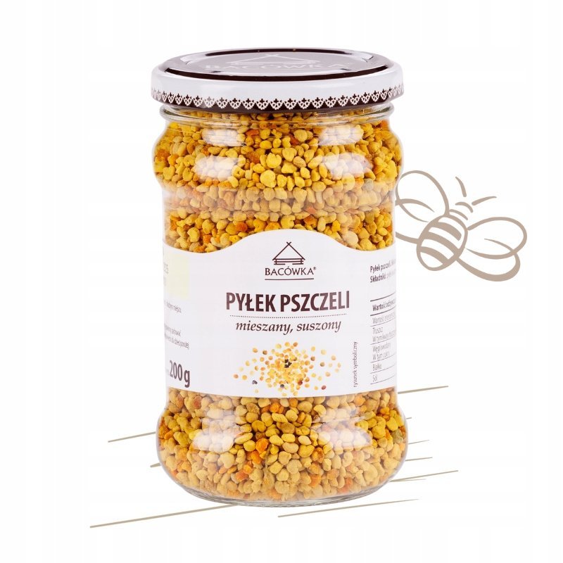 Pyłek pszczeli mieszany, suszony 200g Bacówka