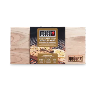 Weber Deski do wędzenia małe - drewno cedrowe 2szt - Akcesoria do grilla - miniaturka - grafika 1