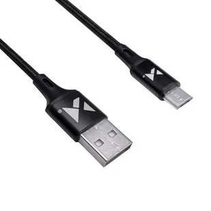 Wozinsky kabel przewód USB - microUSB 2,4A 1m czarny (WUC-M1B) - Kable USB - miniaturka - grafika 3