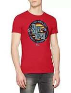 Koszulki męskie - Cressi Beach Cressi Beach Męska koszulka surf Rider Czerwony XL XVA948605 - miniaturka - grafika 1