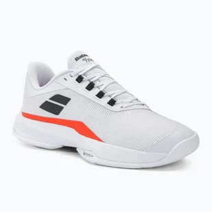 Buty do tenisa męskie Babolat Jet Tere 2 All Court white/strike red - Buty sportowe męskie - miniaturka - grafika 1