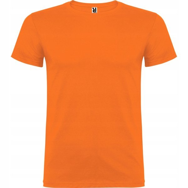 T-shirt męski Koszulka męska bawełniana JAKOŚĆ ROLY BEAGLE CA6554 ORANGE S