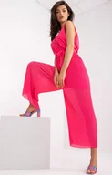 Kombinezony - Różowy kombinezon z szerokimi nogawkami DHJ-KO-13755.41, Kolor różowy, Rozmiar uniwersalny, ITALY MODA - Primodo.com - miniaturka - grafika 1