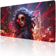 Podkładki pod mysz - PODKŁADKA POD MYSZKĘ XXL Neon Swipe 100x50 TILT Prezent Gamingowa XL XXL - miniaturka - grafika 1