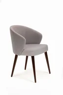 Krzesła - Mirek 5 krzesło tapicerowane tkanina do wyboru nogi ciemny orzech - miniaturka - grafika 1