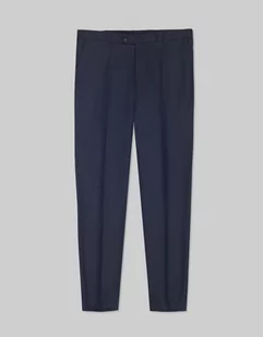 spodnie zogno granatowy slim fit - Spodnie męskie - miniaturka - grafika 1