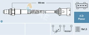 Sonda lambda FAE 77410 99660616800 - Sondy lambda - miniaturka - grafika 1