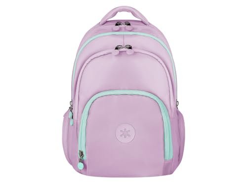 Antartik PLECAK WIELOFUNKCYJNY 19L POKÓR NA Laptopa I TABLET RÓŻOWY 450 X 160 X 300 MM, Fioletowy, L, Casual