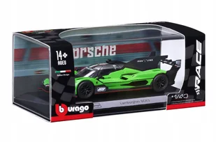 Lamborghini SC63 LMDh FIA WEC 24h Le Mans 1:43 BBURAGO 18-38315 - Samochody i pojazdy dla dzieci - miniaturka - grafika 1