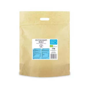 HORECA - pozostałe RYŻ BASMATI BIAŁY BEZGLUTENOWY BIO 5 kg - HORECA - Ryż - miniaturka - grafika 1