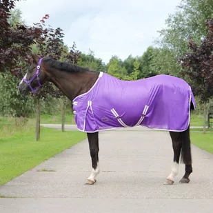 Derka siatkowa COLOR - QHP - Derki dla konia - miniaturka - grafika 1