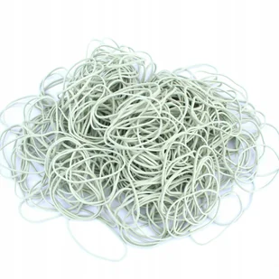 GUMKI RECEPTURKI MOCNE 50 mm x 1,5 mm BIAŁE 1 KG - Gumki recepturki - miniaturka - grafika 1