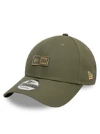 Czapki i chusty sportowe męskie - New Era Czapka z daszkiem Badge 4FORTY 60595305 Khaki - miniaturka - grafika 1