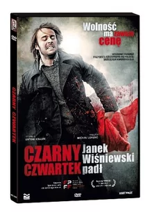 Czarny czwartek Janek Wiśniewski padł booklet DVD) - Filmy polskie DVD - miniaturka - grafika 1