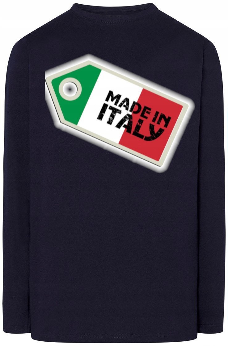 Made In Italy Bluza Longsleeve Męska Modna r.4XL