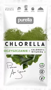 Purella Chlorella, oczyszczanie + chlorofil + wit A 21g - Purella - Suplementy diety - miniaturka - grafika 1