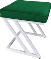 Pufy i podnóżki - Atos Pufa ZETA LOFT taboret podnóżek podstawa biała MG25 - miniaturka - grafika 1