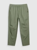 Spodnie męskie - Męskie spodnie casual 4F 4FWSS25TTROM0999 - oliwkowe - miniaturka - grafika 1