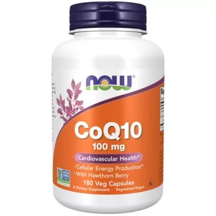 Koenzym (CoQ10) 100 mg/180 kaps. (Now Foods) - Suplementy naturalne - miniaturka - grafika 1