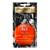 Perfecta Express Mask Peel off Węglowa maska Detox i rozświetlenie 8ml - Maseczki do twarzy - miniaturka - grafika 1