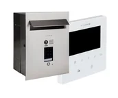 Wideodomofony - Wideodomofon cyfrowy Vidos S1401D-SKP M1022W-2 z szyfratorem - miniaturka - grafika 1