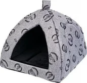 Legowiska dla kotów - Diamsil DIAMSIL-BUDA IGLO LUX SZARE+CZARNE PIES2 42x40x36 - miniaturka - grafika 1