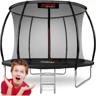 Trampolina ogrodowa dla dzieci Premium z siatką wewnętrzną Neo-Sport 252cm 8ft - Trampoliny - miniaturka - grafika 1