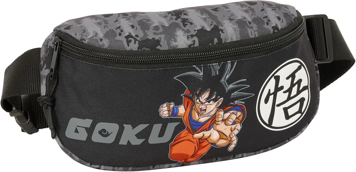 Saszetka biodrowa Dragon Ball dla dzieci 23x9x14 cm czarna