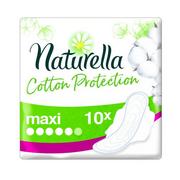 Podpaski - Naturella COTTON PROTECTION Podpaski ze skrzydłami ULTRA MAXI, 10 szt 8001841657868 - miniaturka - grafika 1