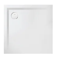 Brodziki prysznicowe - Sanplast MINERAL 90x90 cm biały 645-290-0031-01-000 - miniaturka - grafika 1