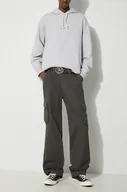 Spodnie męskie - Alpha Industries spodnie bawełniane Jet Pant kolor szary proste 101212 - miniaturka - grafika 1