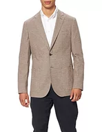 Kurtki męskie - Hackett London Strch Flan Ptooth JKT kurtka męska, 8 lgbrown/beżowy, 44W/32L - miniaturka - grafika 1