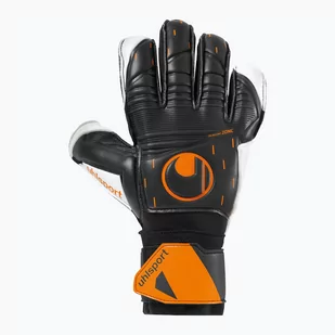 Rękawice bramkarskie uhlsport Speed Contact Soft Flex Frame czarno-białe 101126701 8 - Piłka nożna - miniaturka - grafika 1