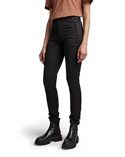 Spodnie damskie - G-STAR RAW Damskie spodnie typu chino z wysokim stanem, Czarny (Dk Black C), 30W / 32L - grafika 1