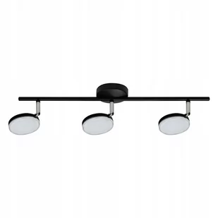 Polux Listwa 3x5W LED CAPRI 10223C czarny SANICO 308313 - Lampy sufitowe - miniaturka - grafika 1